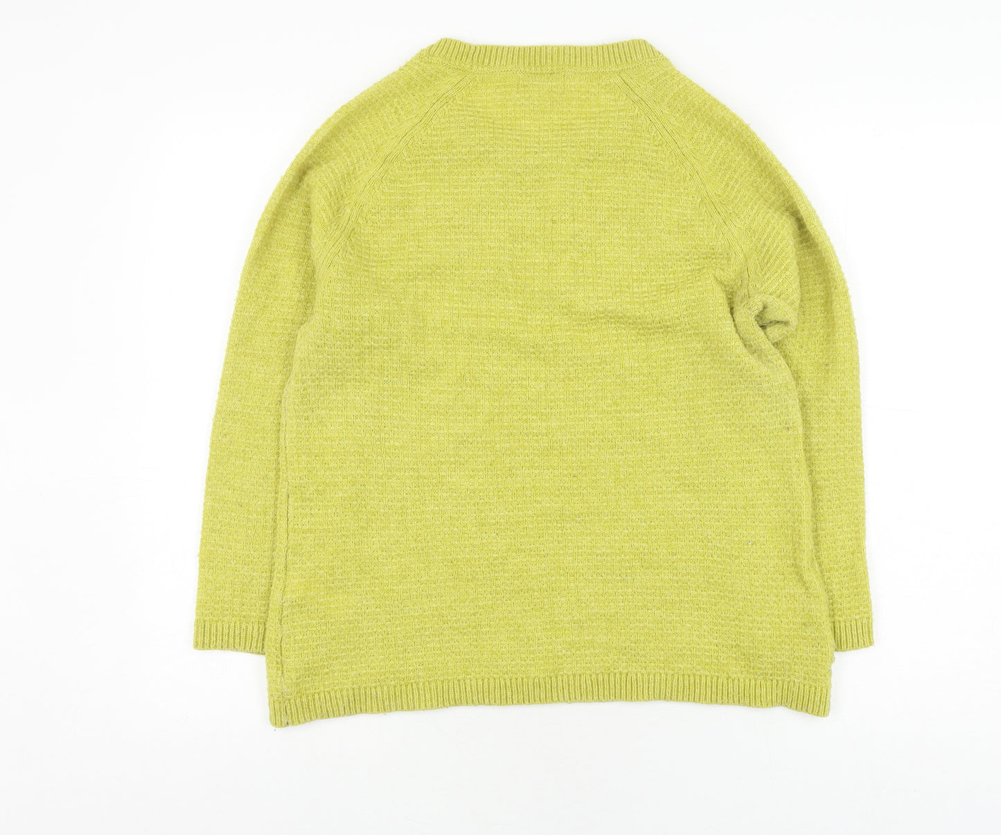 Monsoon Women's Green Pullover Jumper, Size 14, Wool Blend