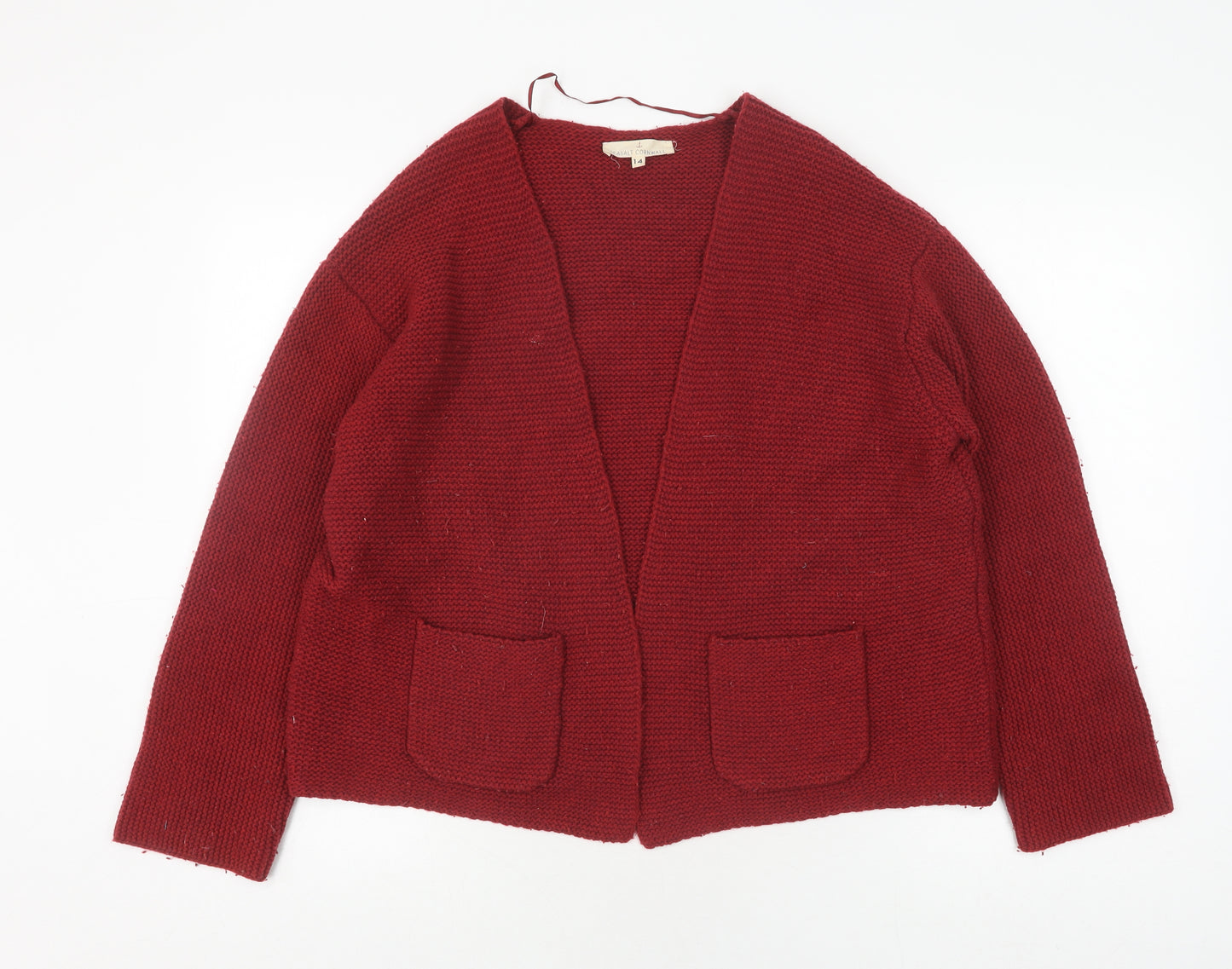 Seasalt Cornwall Red Women’s Cardigan Size 14