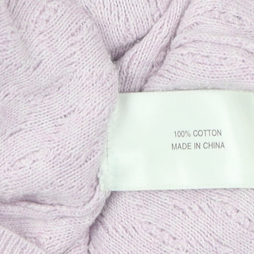CC Women's Ivory Pullover Jumper Size S Cable-Knit