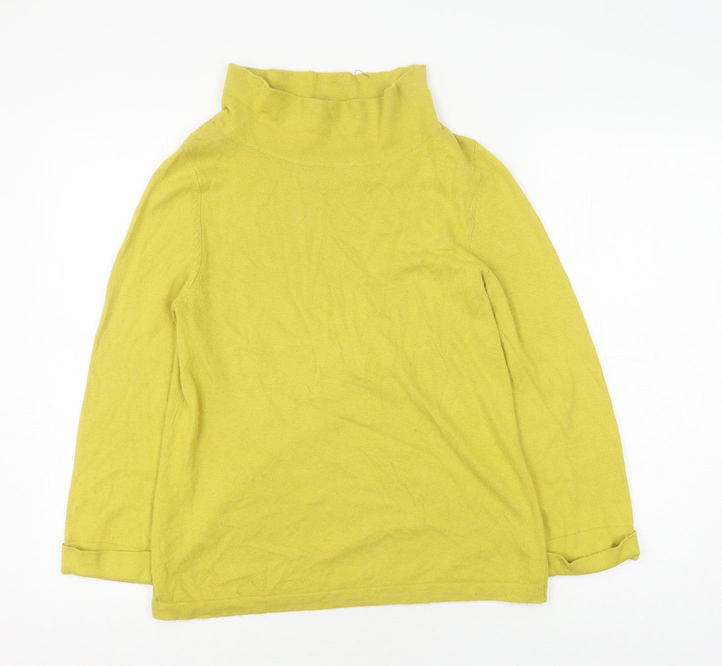 Boden Women's Green High Neck Pullover Jumper Size 12