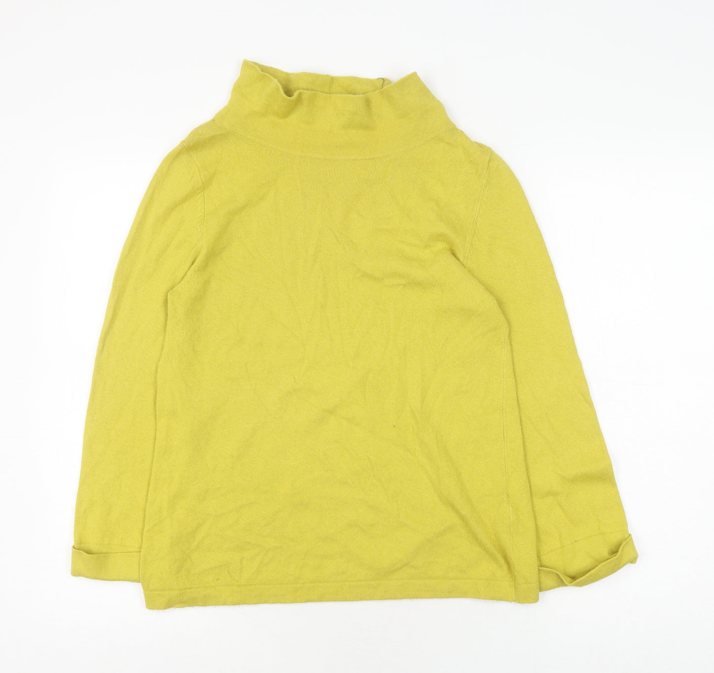 Boden Women's Green High Neck Pullover Jumper Size 12