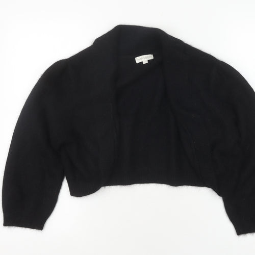 Monsoon Women's Black Shrug XL Angora Knit