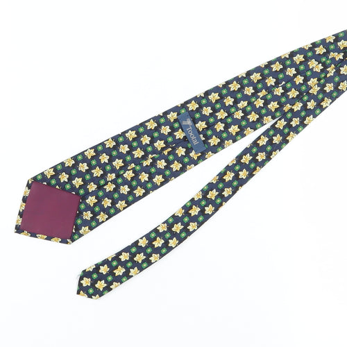 Tootal Men's Blue Floral Tie One Size Polyester