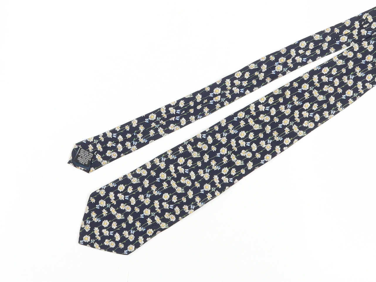 Beaufort Men's Blue Floral Silk Tie