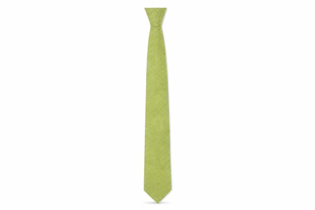 Debenhams Green Geometric Slim Silk Tie for Men