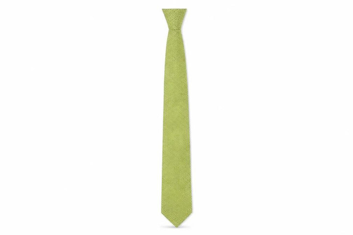 Debenhams Green Geometric Slim Silk Tie for Men