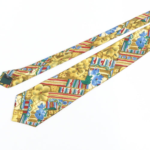 Jacques Estier Men's Multicoloured Floral Tie