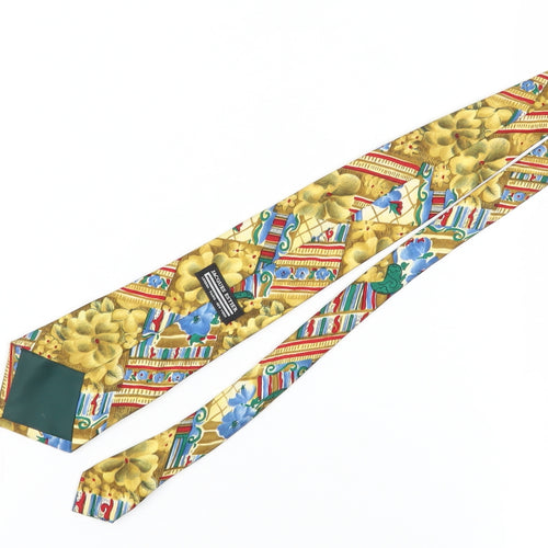 Jacques Estier Men's Multicoloured Floral Tie