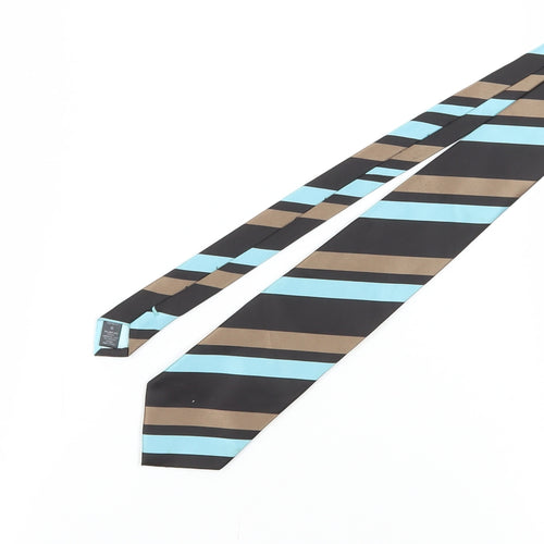 River Island Men's Aqua Striped Tie - Polyester