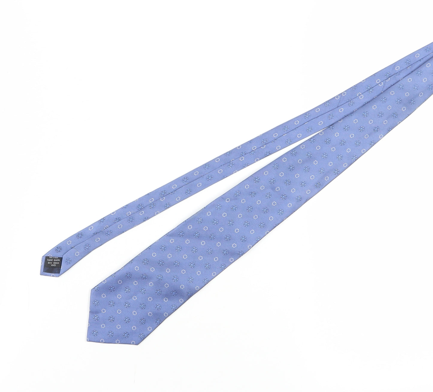 Bijoux Terner Men's Blue Geometric Silk Tie