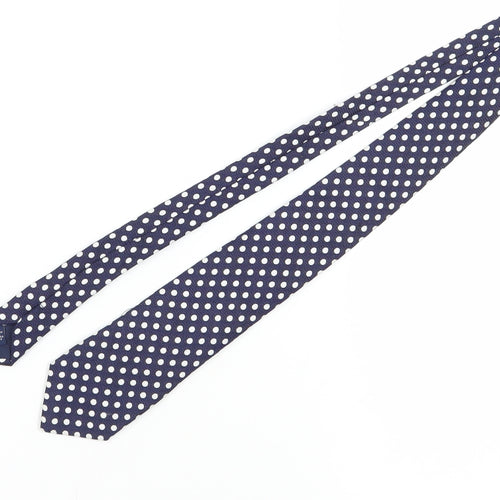 Charles Tyrwhitt Blue Silk Polka Dot Men's Slim Tie