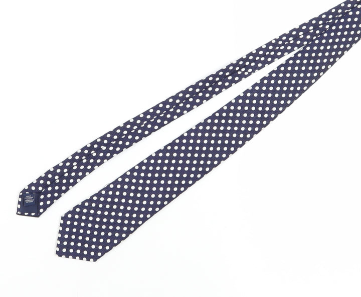 Charles Tyrwhitt Blue Silk Polka Dot Men's Slim Tie