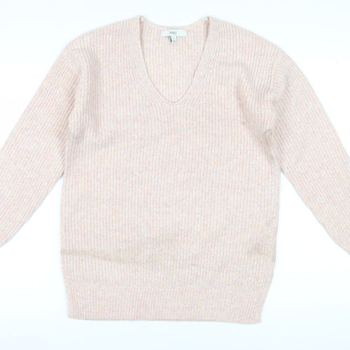 Marks and Spencer Women’s Multicoloured V-Neck Jumper