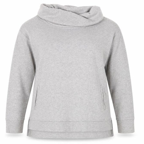 Capsule Active Women's Grey Cowl Neck Sweatshirt Size 12