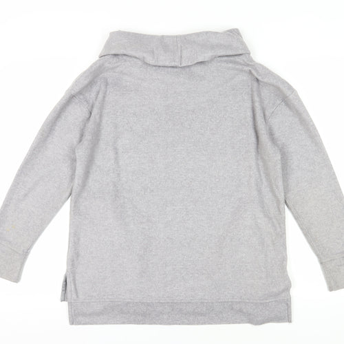 Capsule Active Women's Grey Cowl Neck Sweatshirt Size 12