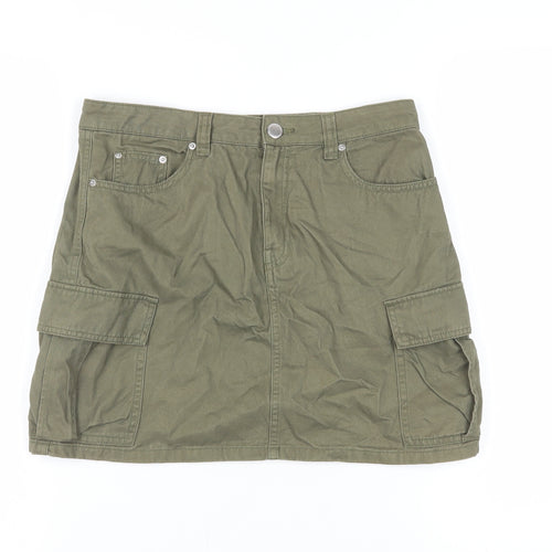 H&M Women’s Green Cargo Skirt Size 10 Casual