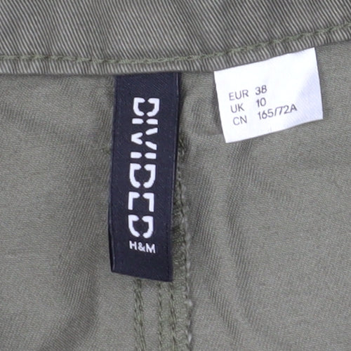 H&M Women’s Green Cargo Skirt Size 10 Casual