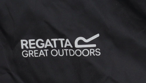 Regatta Boys Black Hooded Windbreaker Jacket 11-12 Years