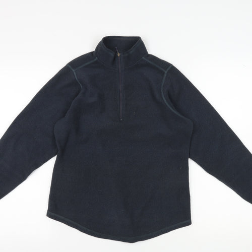 Rohan Women's Black Henley Sweatshirt, Small, Fleece, Autumn Wear