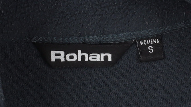 Rohan Women's Black Henley Sweatshirt, Small, Fleece, Autumn Wear