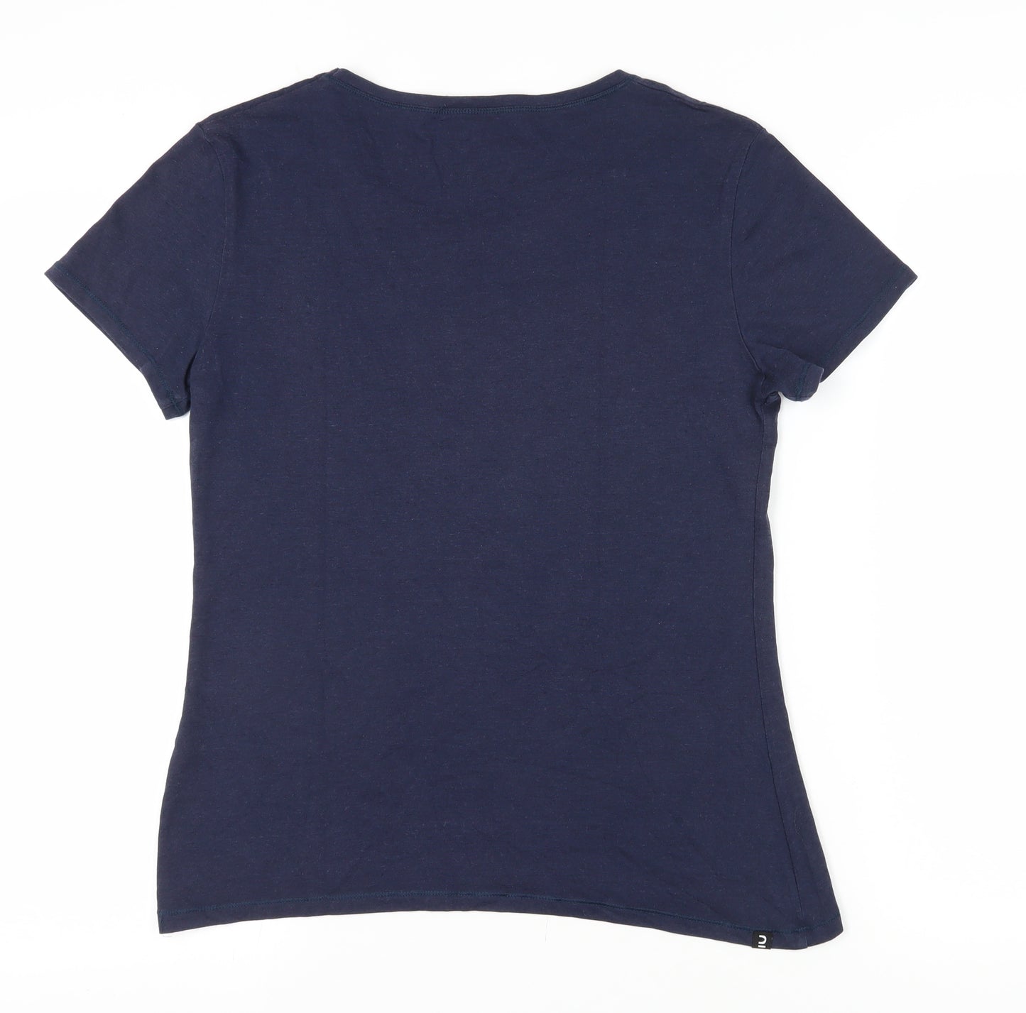 Decathlon Unisex Blue T-Shirt, M, Casual, Breathable