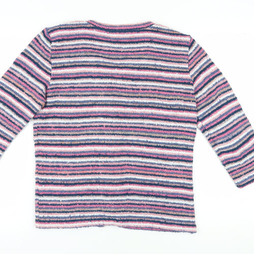 Per Una Women's Multicoloured Striped Cardigan Size 16
