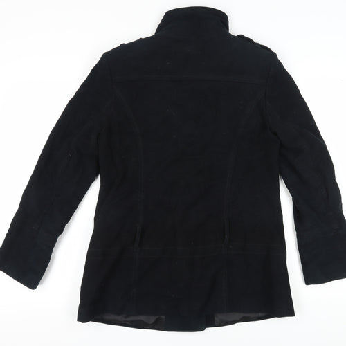 Next Women's Black Military Jacket Coat Size 14