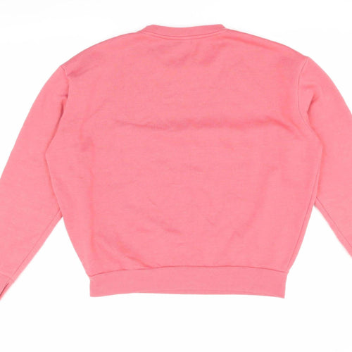 Disney Women's Pink Minnie Mouse Sweatshirt - Size S