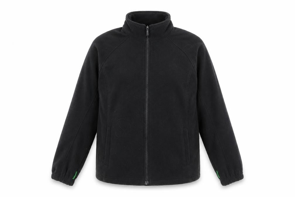 Front view of Lands' End Women's Black Nylon Jacket, size 10, Stylish