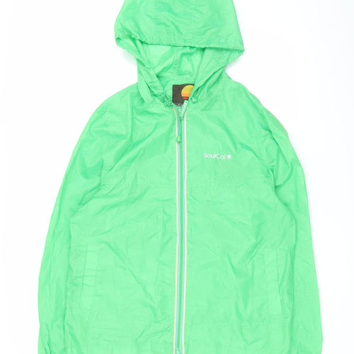 SoulCal Men's XL Green Windbreaker Jacket