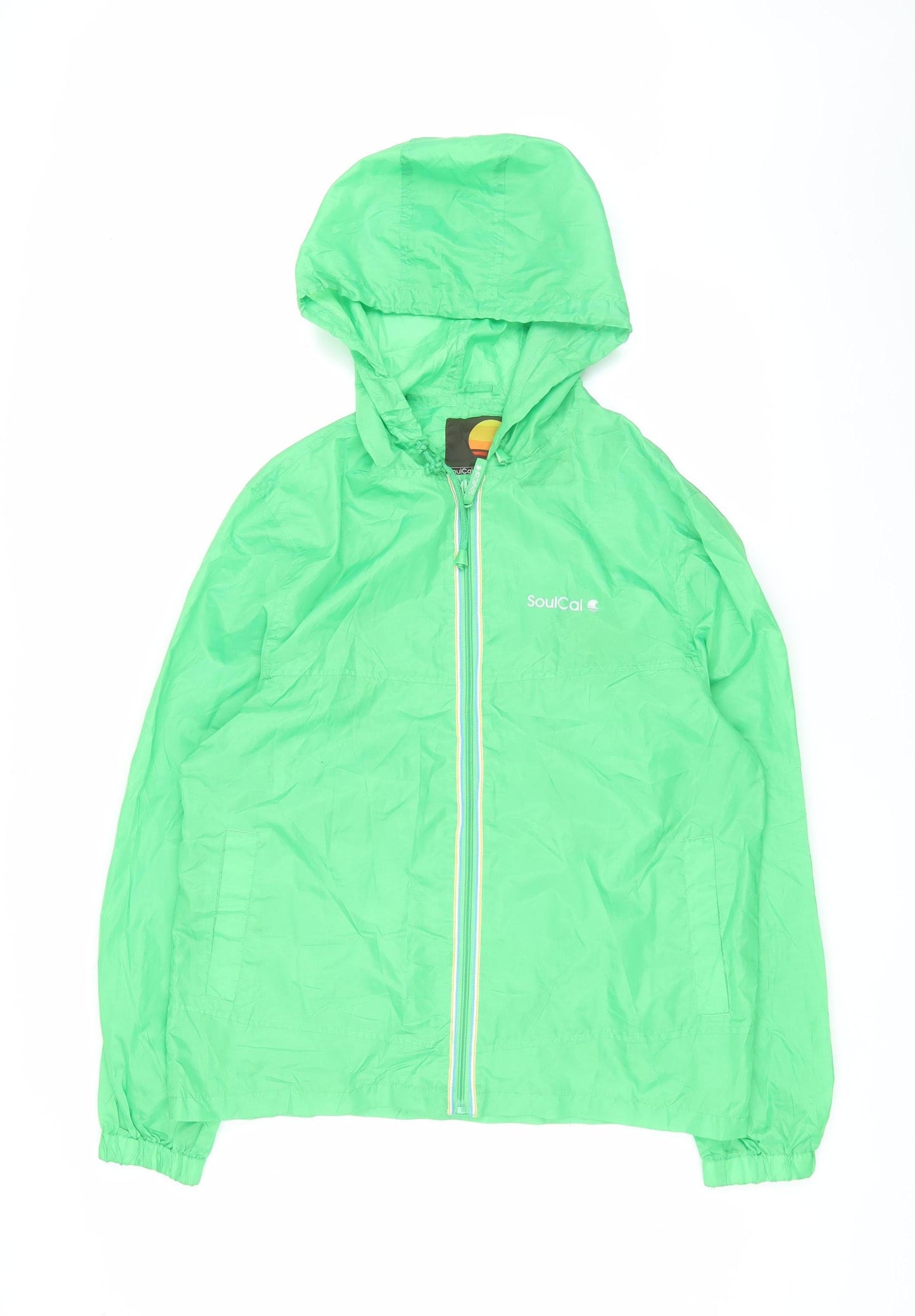SoulCal Men's XL Green Windbreaker Jacket