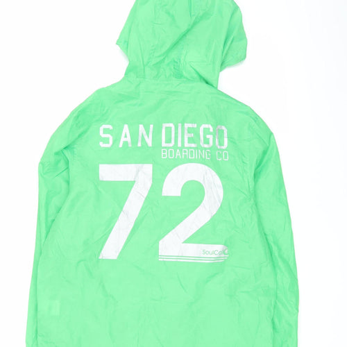 SoulCal Men's XL Green Windbreaker Jacket