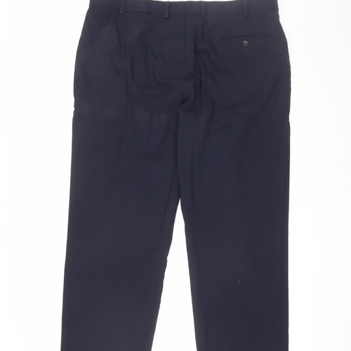 Marks and Spencer Men's Black Wool Dress Pants Size 38