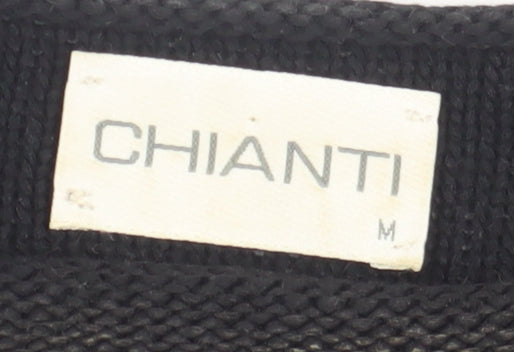 Chianti Women's Black Pullover Jumper, M, Round Neck