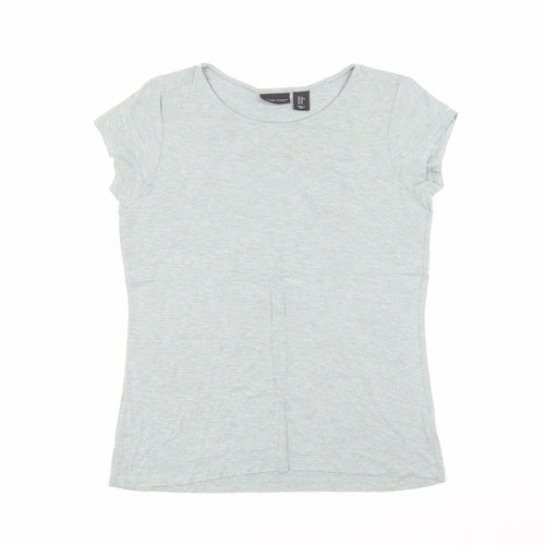Adrienne Vittadini Women's Green M Basic T-Shirt