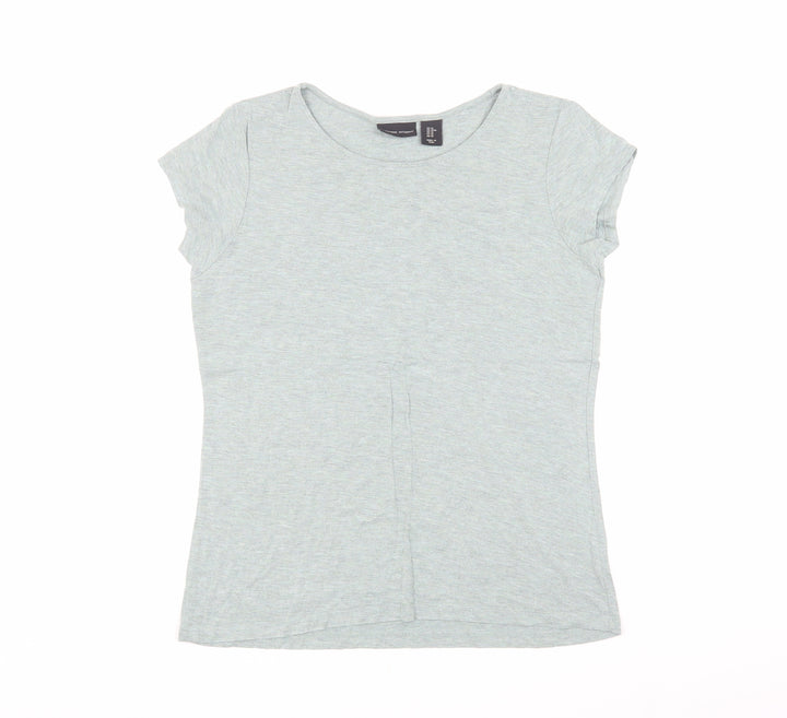 Adrienne Vittadini Women's Green M Basic T-Shirt