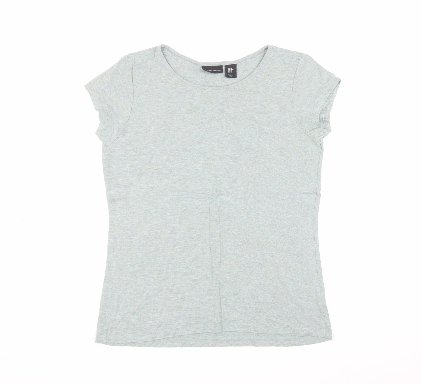 Adrienne Vittadini Women's Green M Basic T-Shirt