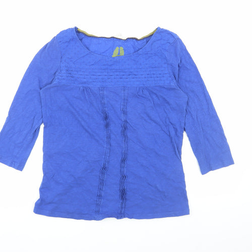 White Stuff Women's Blue Blouse Size 10 Casual