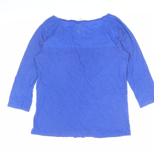 White Stuff Women's Blue Blouse Size 10 Casual
