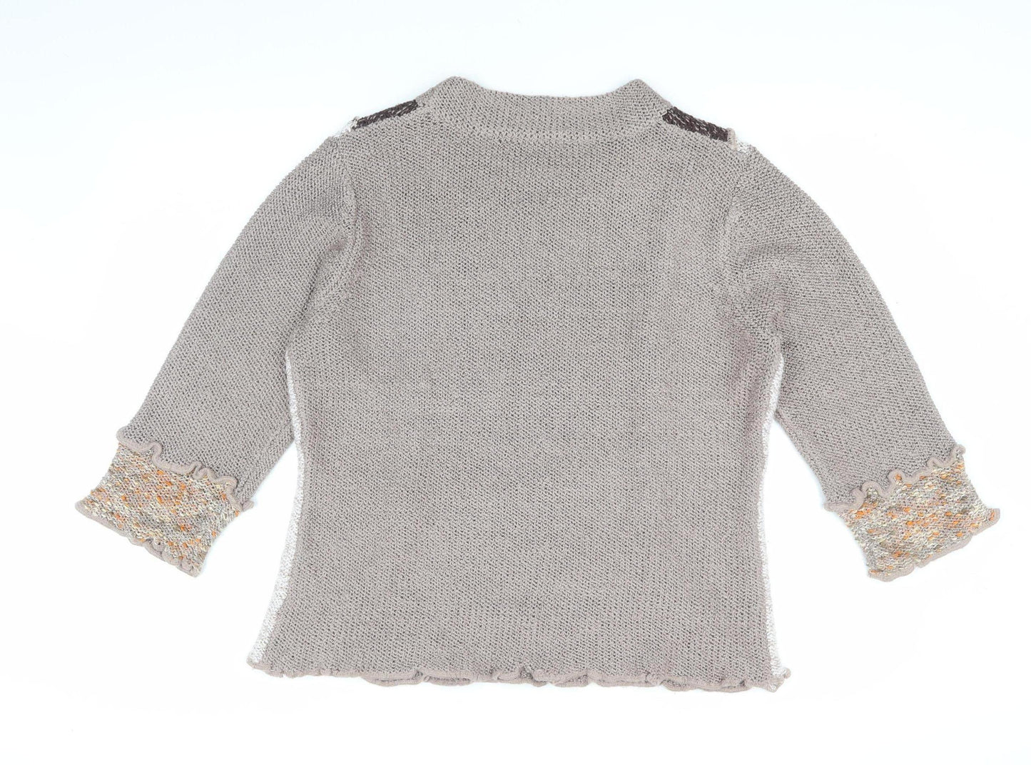 Stephen Women's Brown Pullover Jumper L/XL