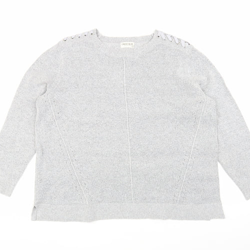 Marks and Spencer Women's Grey Jumper Size 16