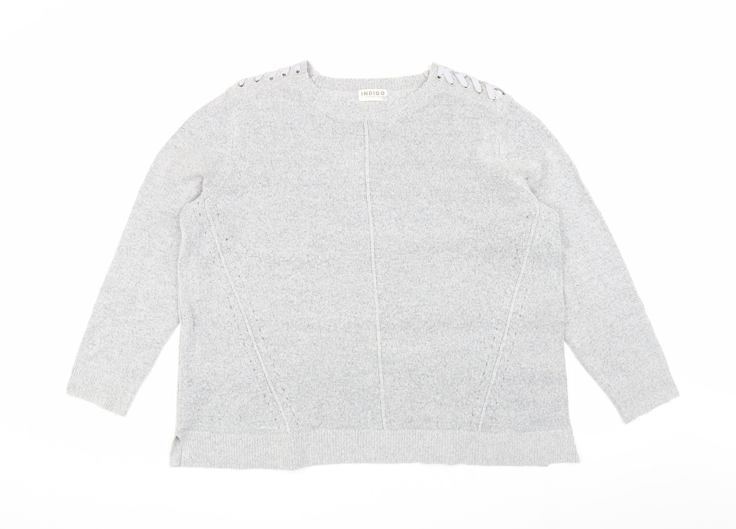 Marks and Spencer Women's Grey Jumper Size 16