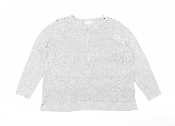 Marks and Spencer Women's Grey Jumper Size 16
