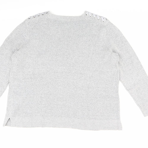 Marks and Spencer Women's Grey Jumper Size 16