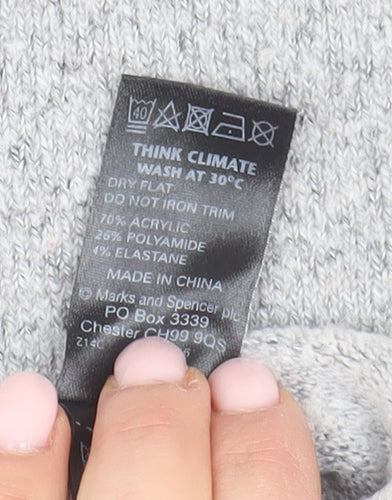 Marks and Spencer Women's Grey Jumper Size 16