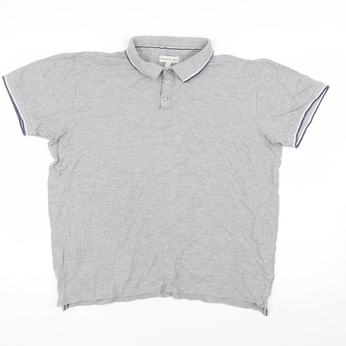 Kangaroo Poo Men's Grey Medium Polo Shirt