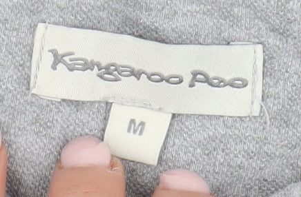 Kangaroo Poo Men's Grey Medium Polo Shirt