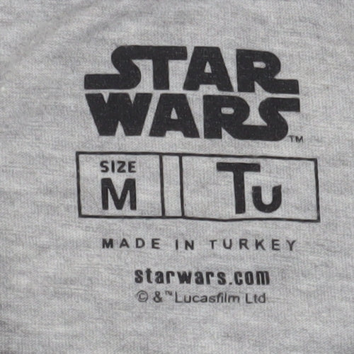 Star Wars Men's Grey Medium Christmas T-Shirt