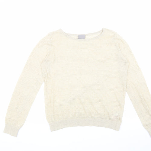 Vero Moda Women's Ivory Pullover Jumper Size M