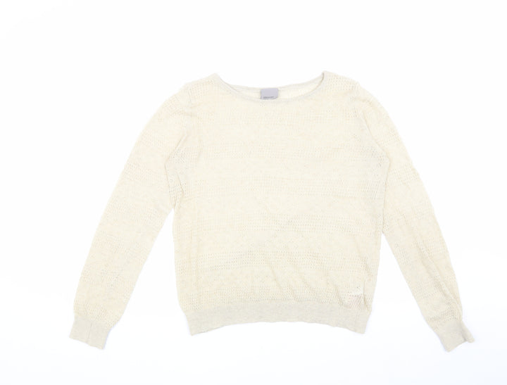 Vero Moda Women's Ivory Pullover Jumper Size M